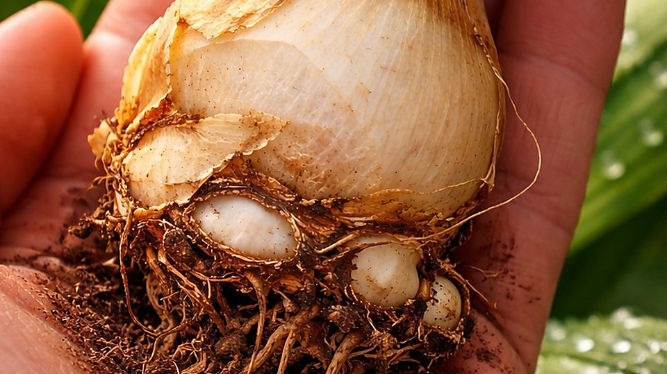 Засаждане на Тубероза Полиантес | Грудки тубероза и стартова таблетка